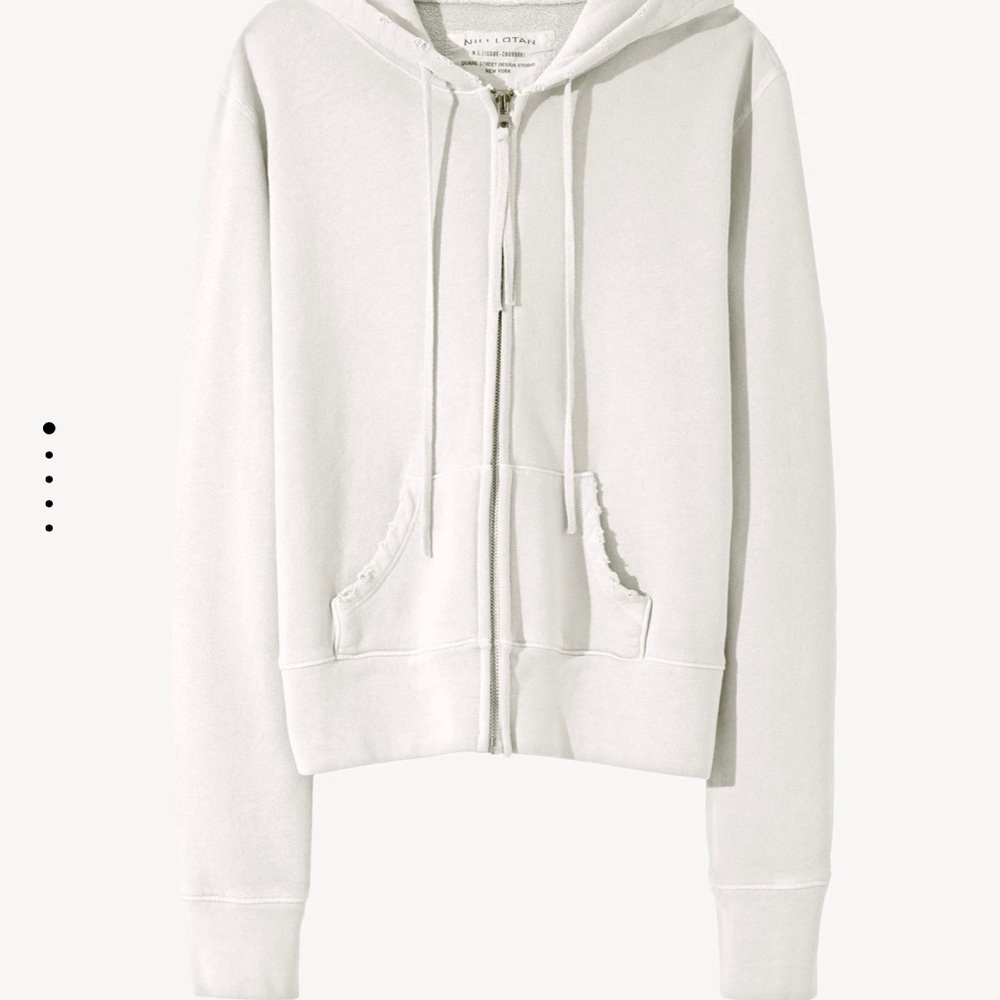 Nili Lotan Callie zip up hoodie